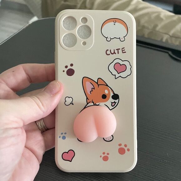NIB Cute Korgie Butt I-Phone 11 Case - OS - Picture 1 of 7